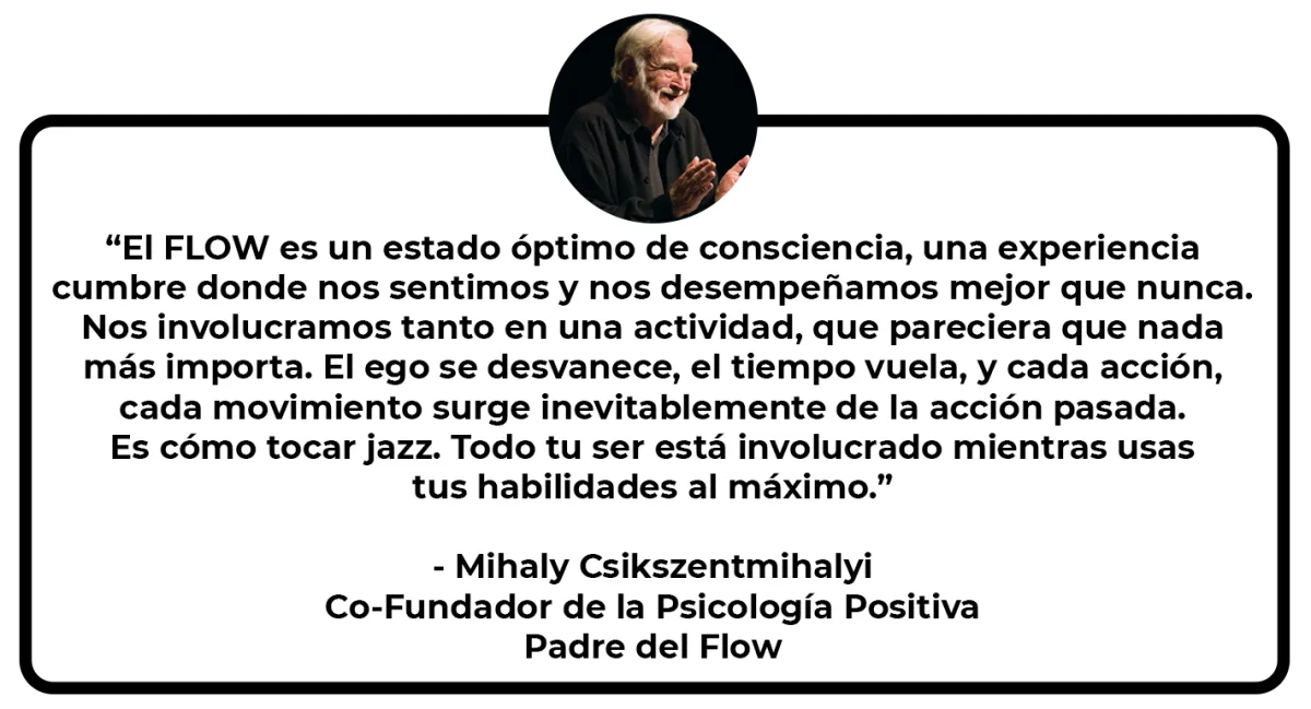 Cita de Mihaly Csikszentmihalyi