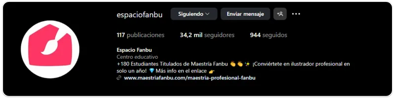 Perfil de Instagram de Andrés Mora