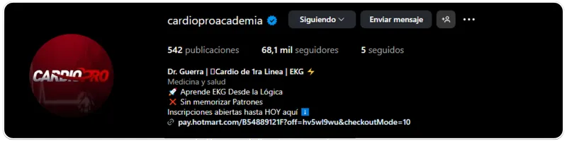 Perfil de Instagram de Joao Guerra